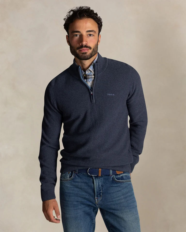 Navy Blue Melange