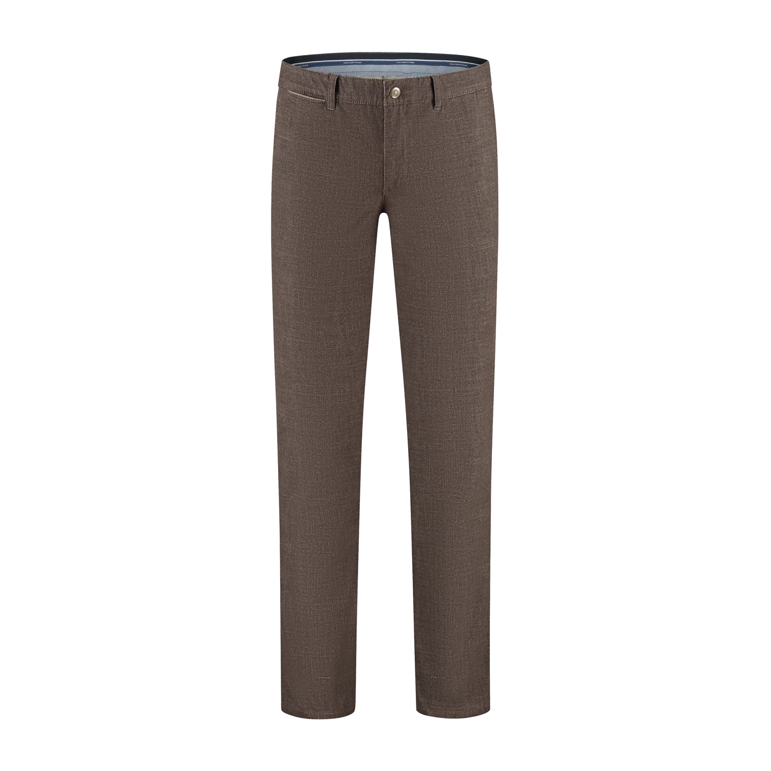 Brown Wool Look Check