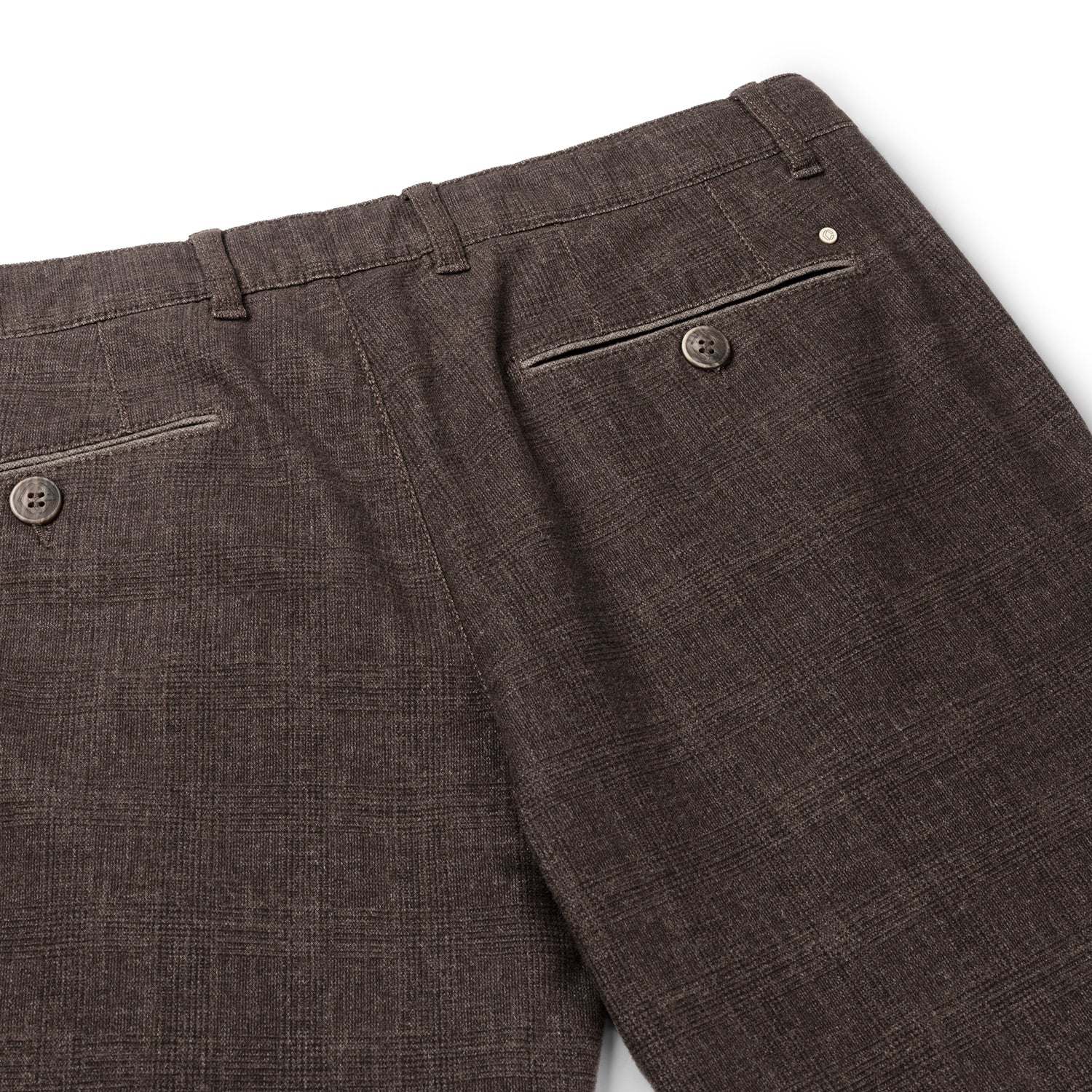 Brown Wool Look Check