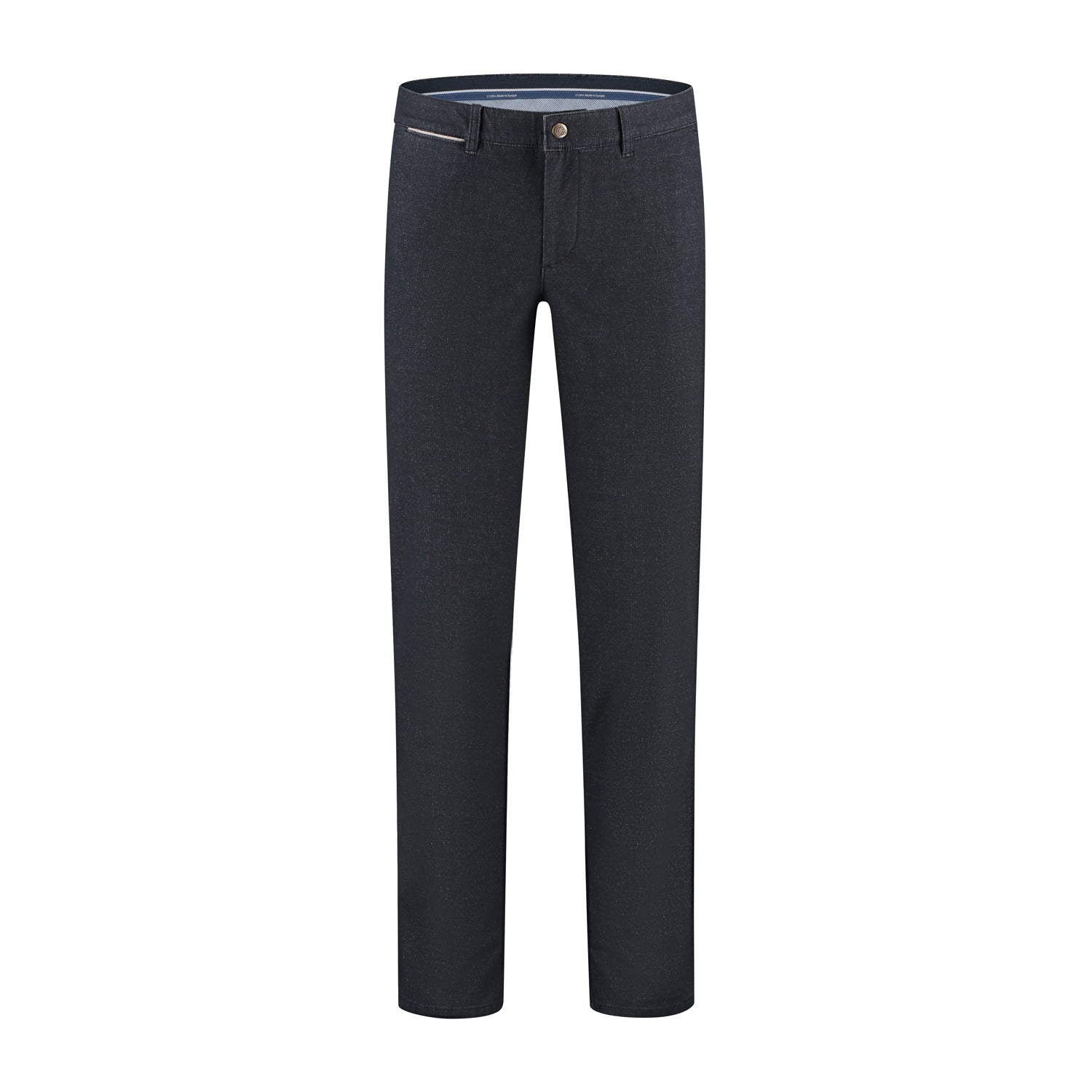 Dark Navy Wool Look