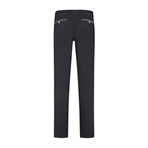 Dark Navy Wool Look