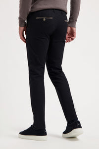 Dark Navy Wool Look