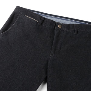 Dark Navy Wool Look