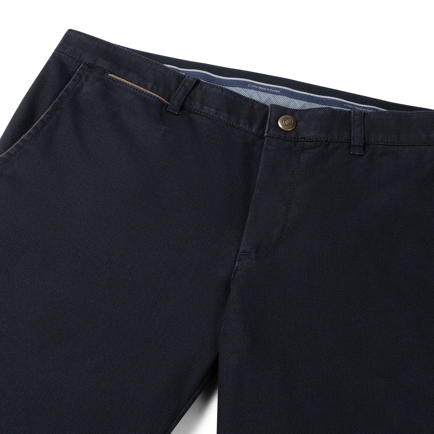 Navy Micro Print