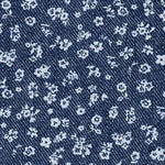 Afbeelding in Gallery-weergave laden, Dark Blue Denim With Flowers
