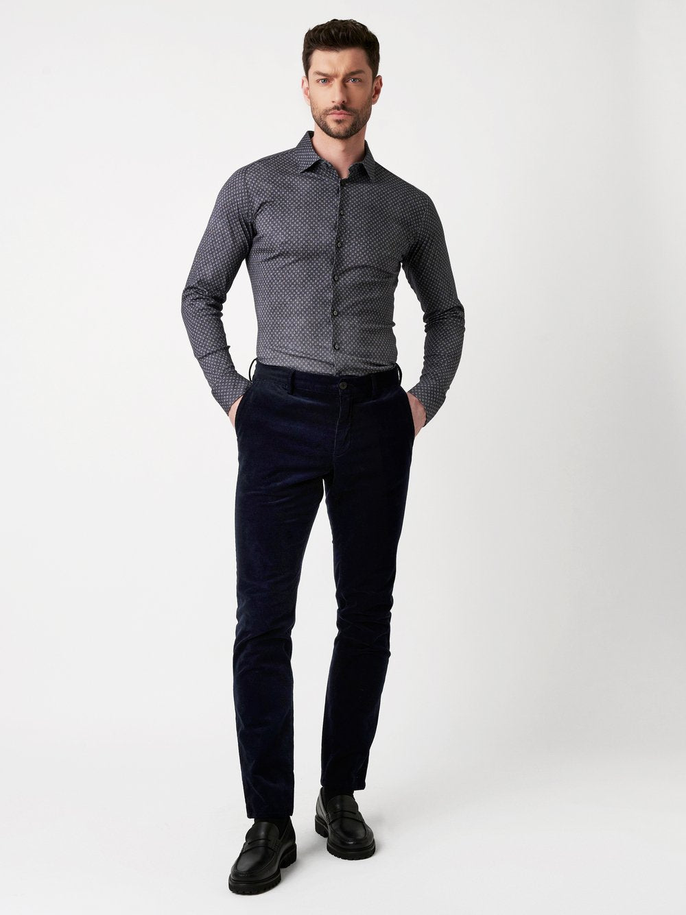 Circles Grey Denim