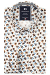 Caramel Graphic Bee/Flower Print