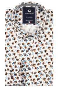 Caramel Graphic Bee/Flower Print