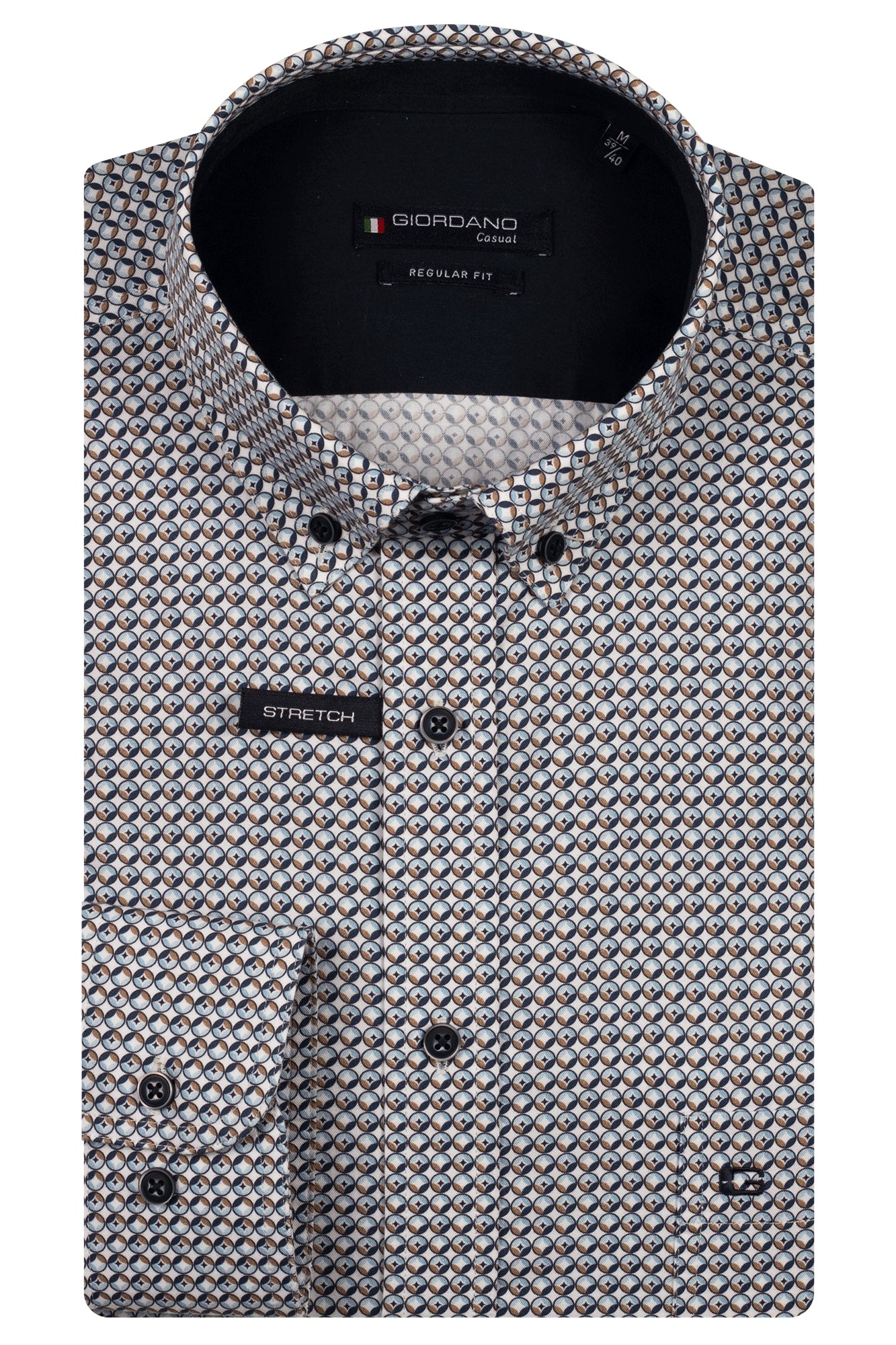 Navy Graphic Print