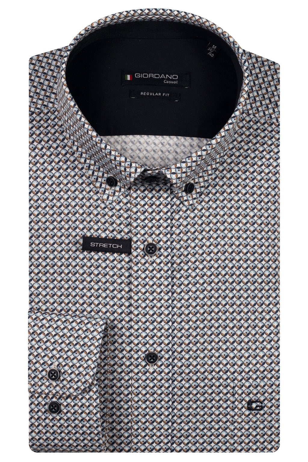 Navy Graphic Print