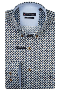 Navy Organic Print