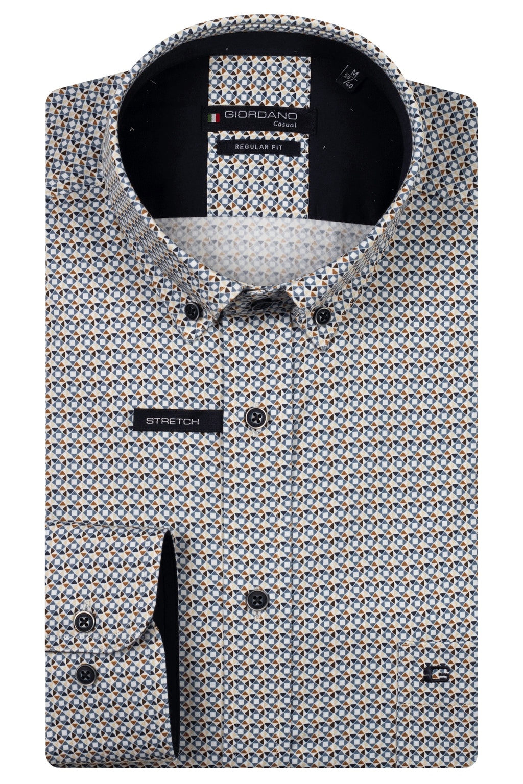 GIORDANO IVY LONG SLEEVE BUTTON DOWN 527047-60