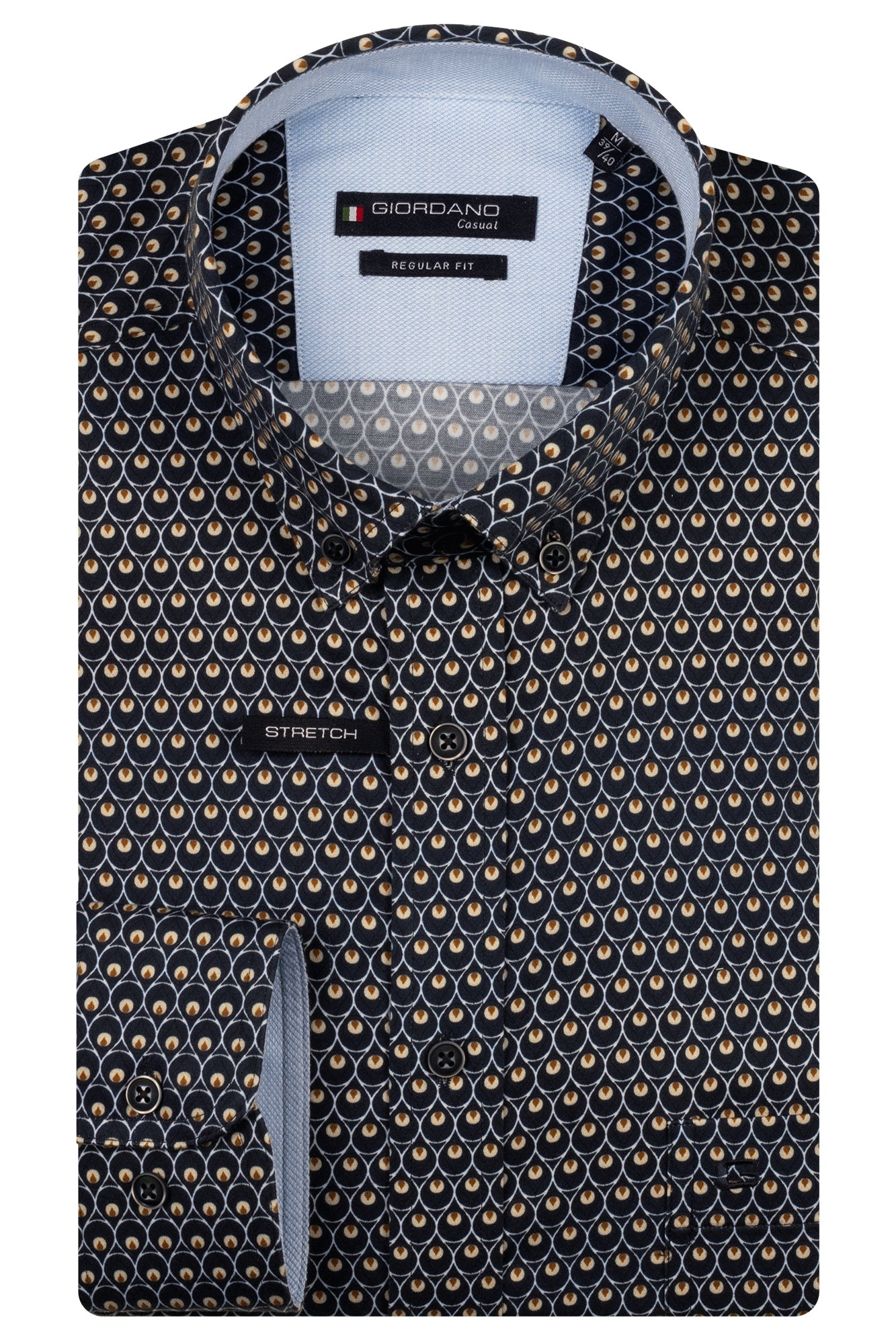 Dark Navy Organic Print