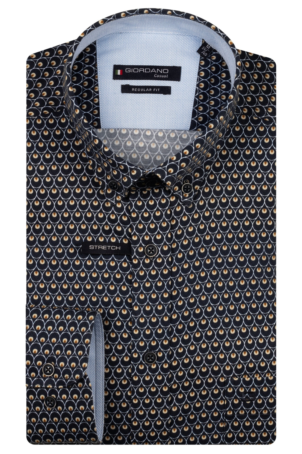 Dark Navy Organic Print