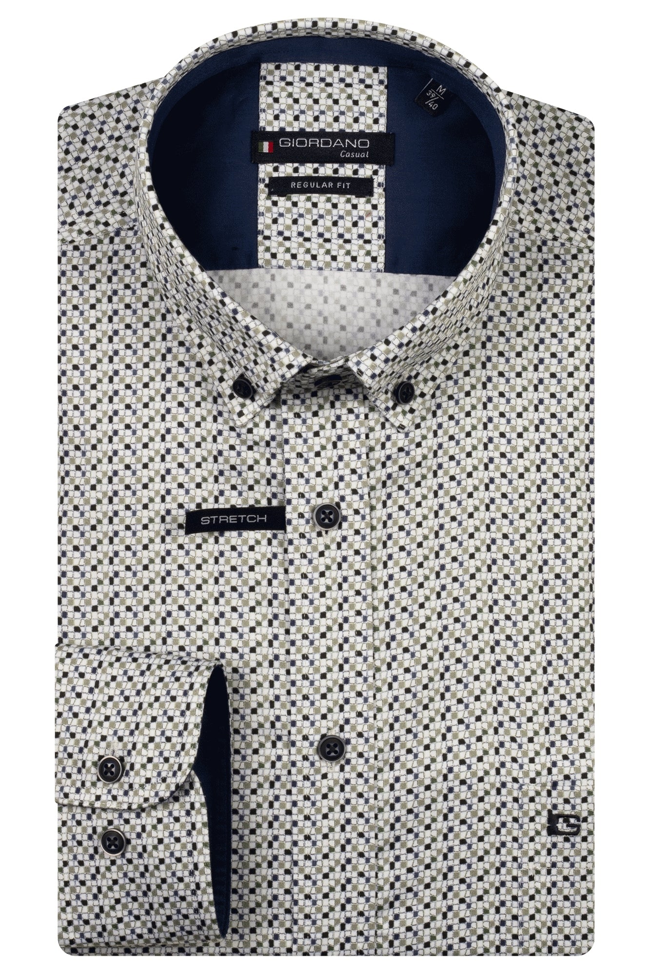GIORDANO IVY LONG SLEEVE BUTTON DOWN 527035-70
