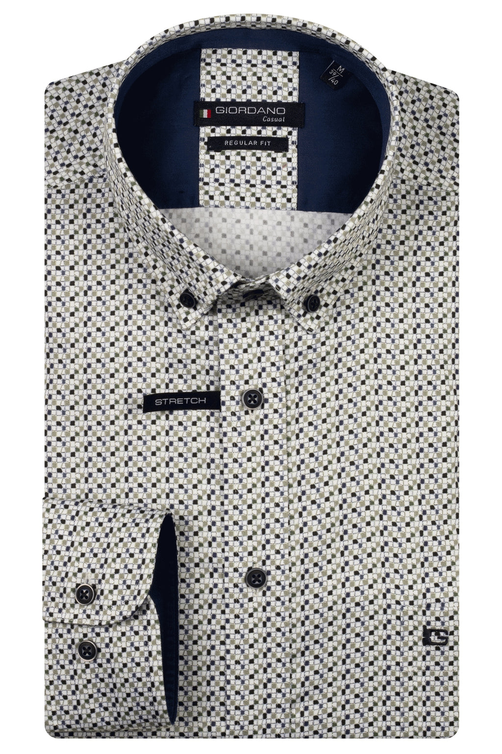 GIORDANO IVY LONG SLEEVE BUTTON DOWN 527035-70