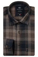 Afbeelding in Gallery-weergave laden, Navy/Brown Twill Check

