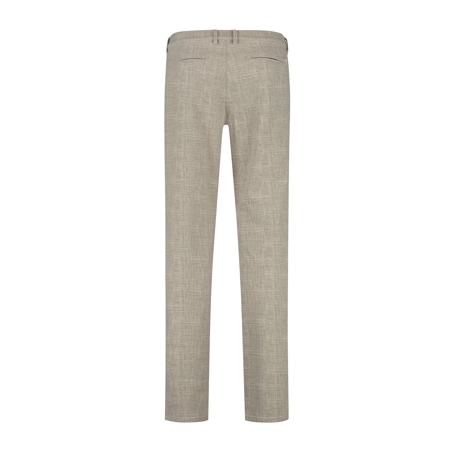 Beige Wool Look Check
