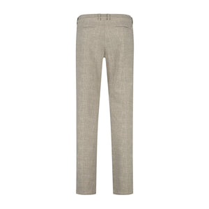 Beige Wool Look Check
