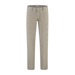 Beige Wool Look Check