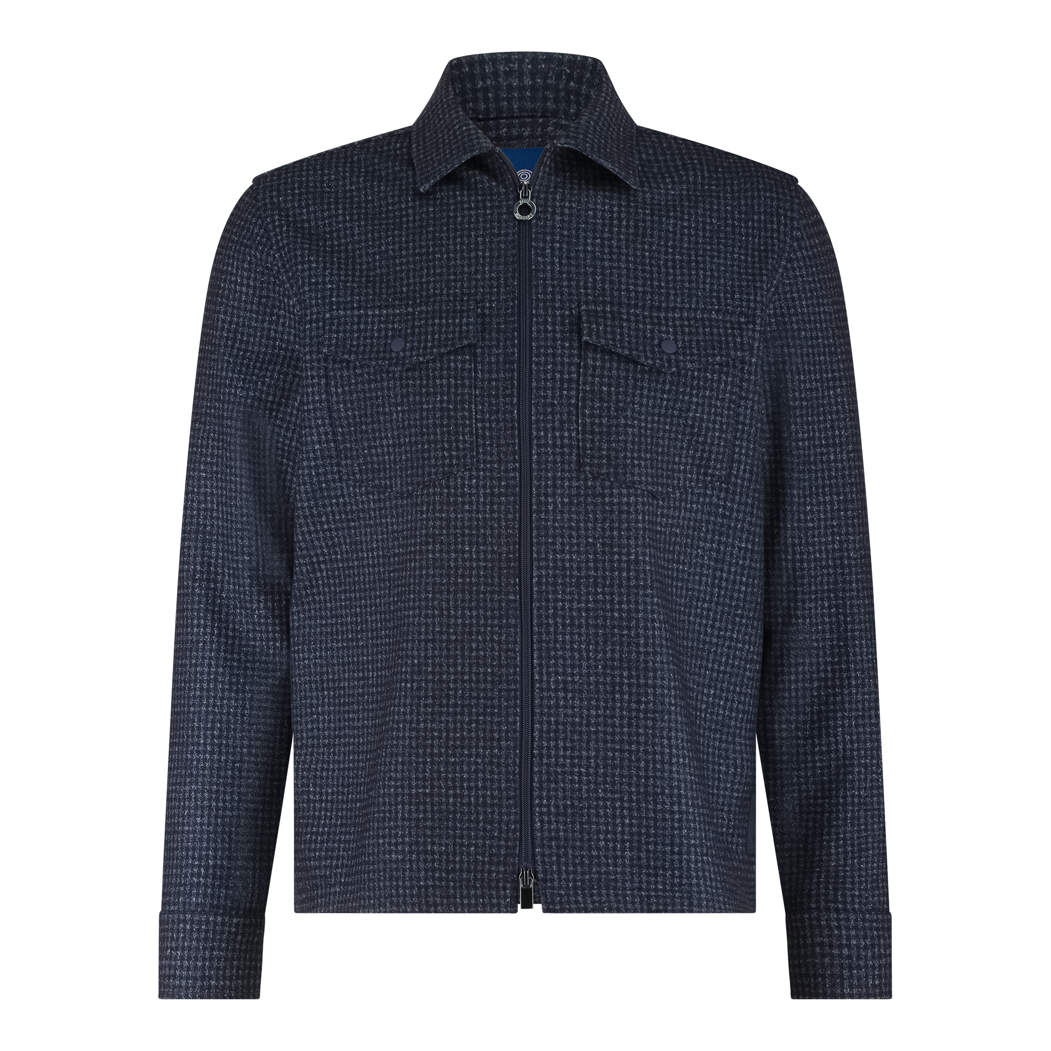 Navy Pied-de-Poule
