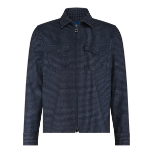 Navy Pied-de-Poule